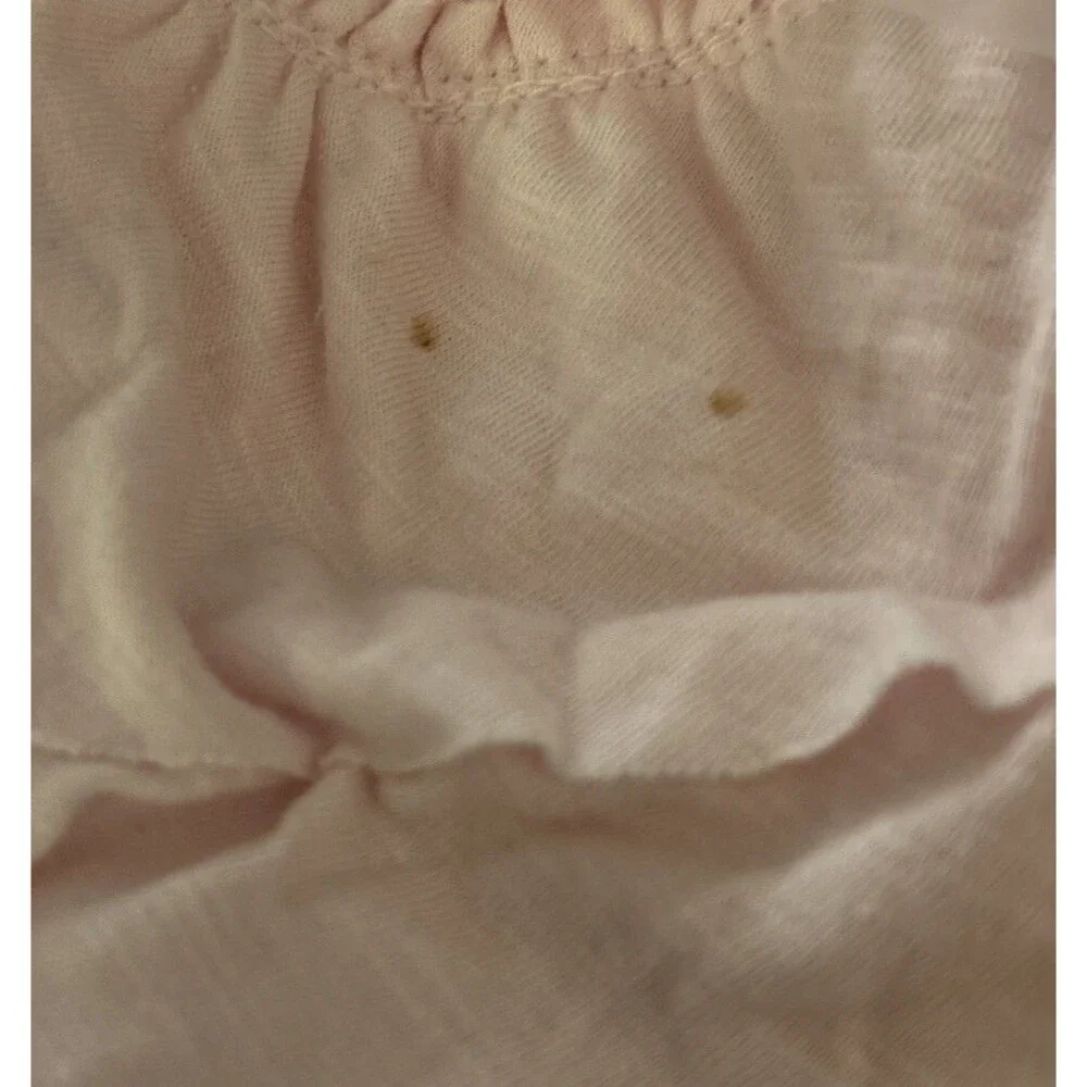 New Old Navy Girls Pink 3D Rose Ruffle Tunic 100% Cotton size XL 14